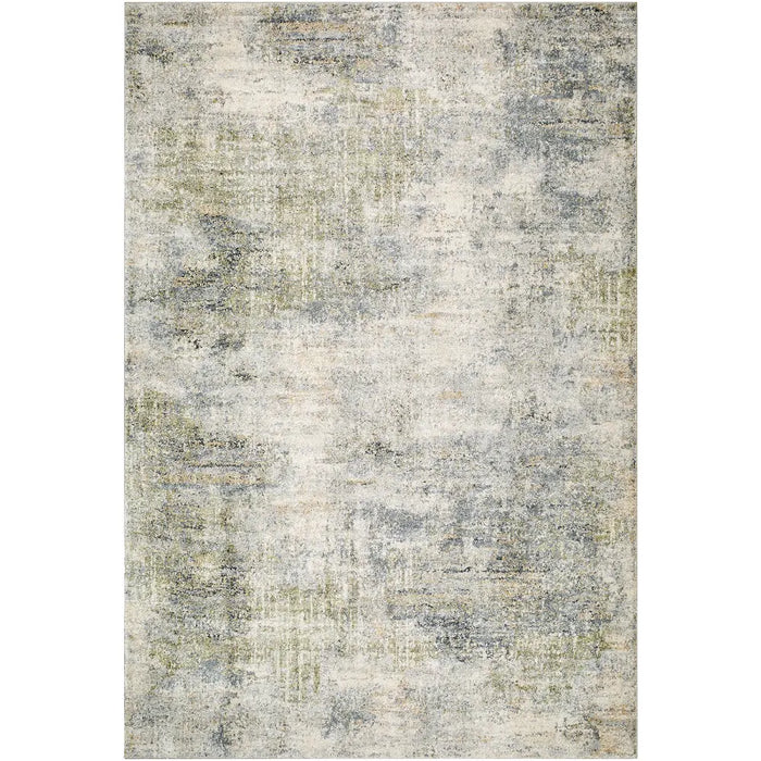 Avellino Abstract Green Grey Beige Modern Marble High Pile Living Dining Bedroom AVL2328 Rug