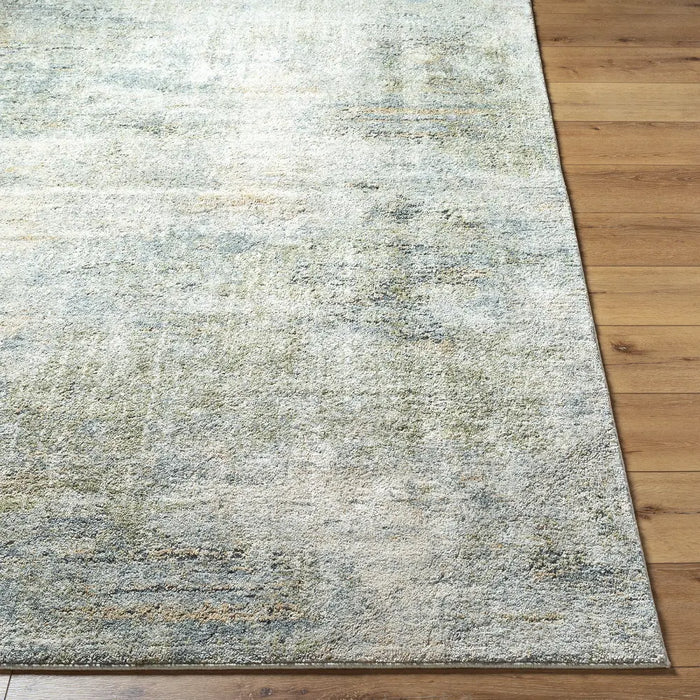 Avellino Abstract Green Grey Beige Modern Marble High Pile Living Dining Bedroom AVL2328 Rug