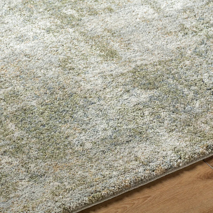 Avellino Abstract Green Grey Beige Modern Marble High Pile Living Dining Bedroom Rug AVL2336