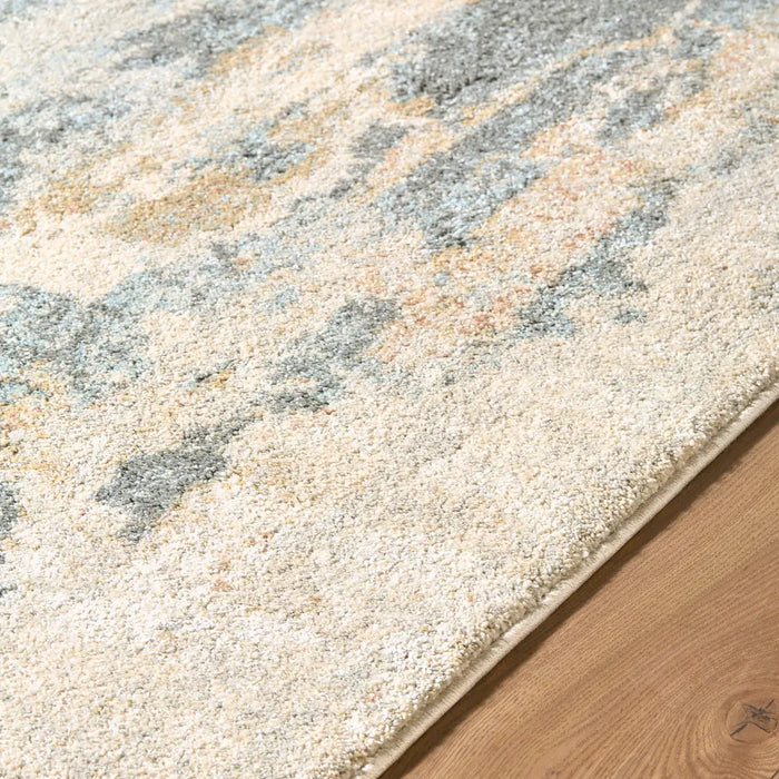 Avellino Abstract Grey Blue Beige Modern Marble High Pile Living Dining Bedroom AVL2348 Rug