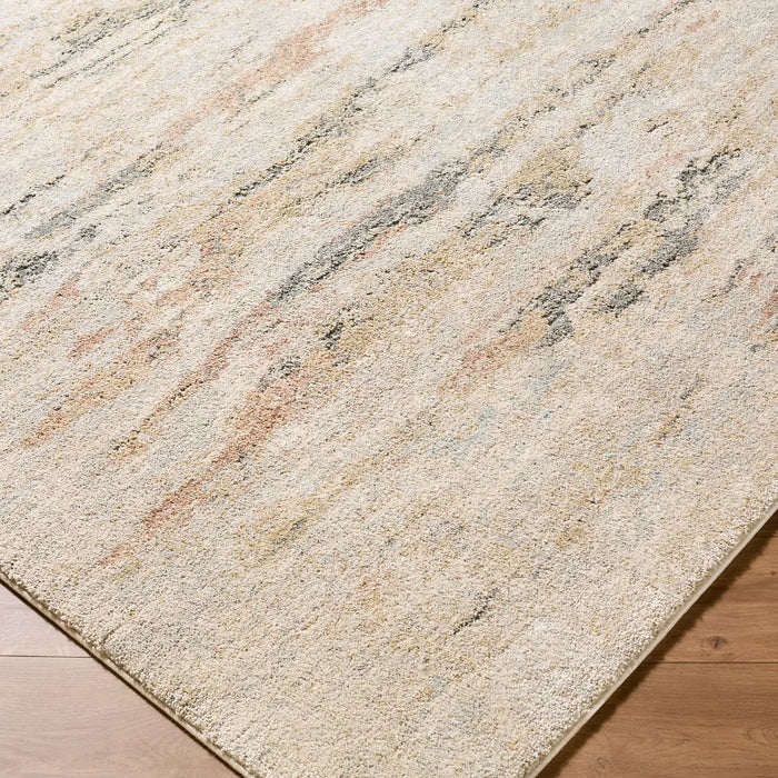 Avellino Abstract Beige Grey Blue Modern Marble High Pile Living Dining Bedroom AVL2350 Rug