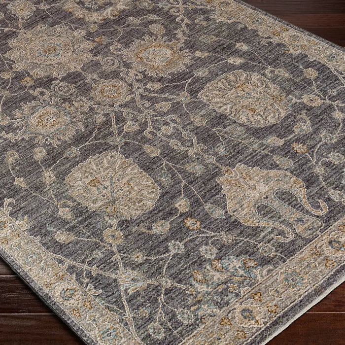 Livabliss Mirade Vintage Traditional Oriental Boho Charcoal Rug