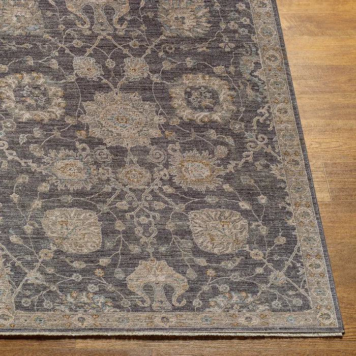 Livabliss Mirade Vintage Traditional Oriental Boho Charcoal Rug