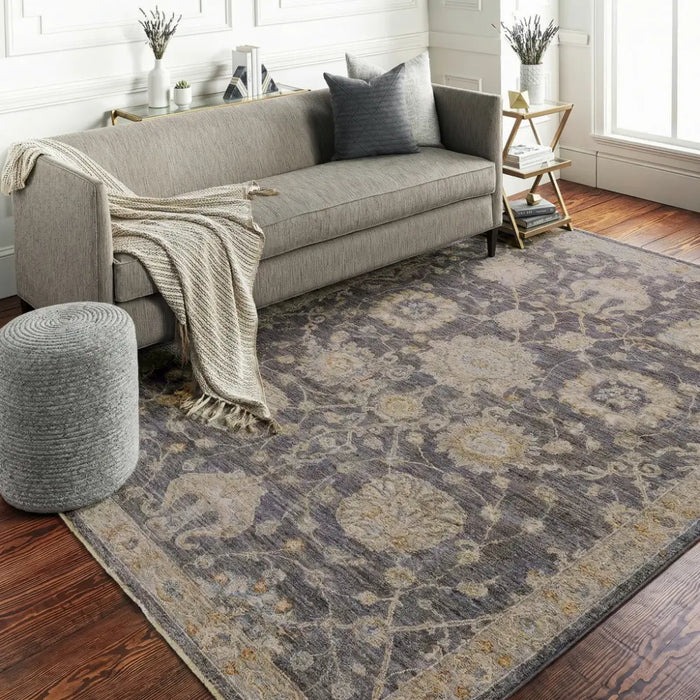 Livabliss Mirade Vintage Traditional Oriental Boho Charcoal Rug