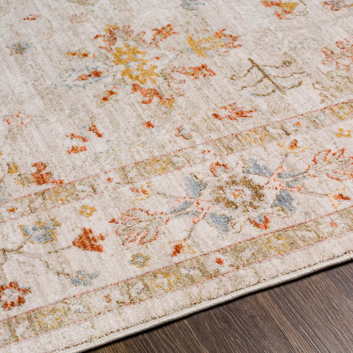 Livabliss Savarde Vintage Traditional Oriental Boho Light Beige Rug