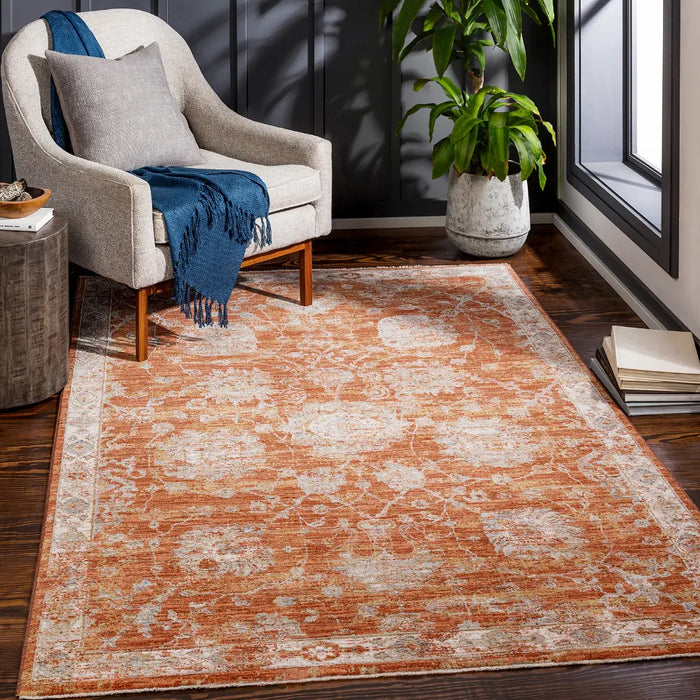 Livabliss Mirade Vintage Traditional Oriental Boho Rust Rug