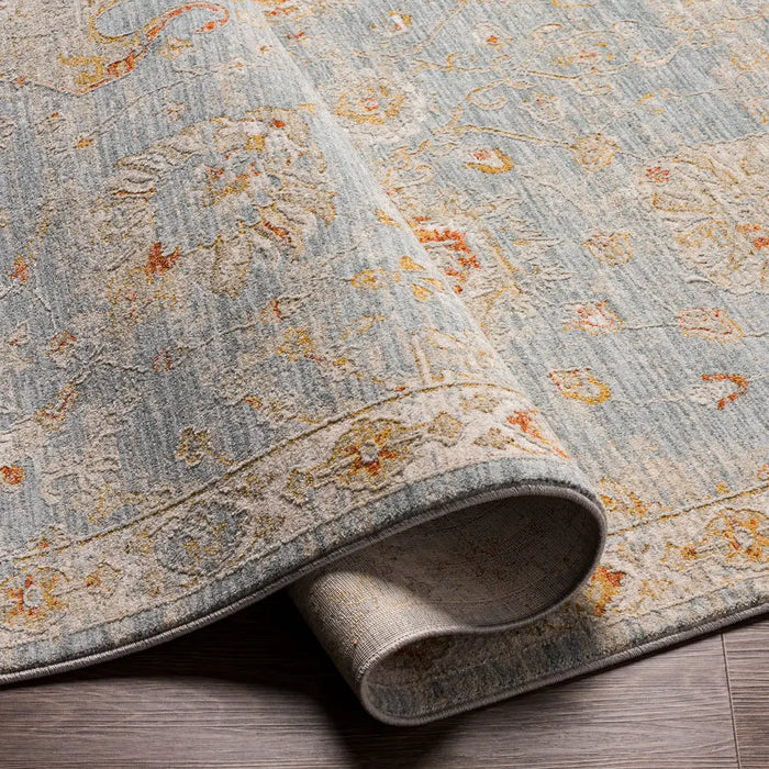 Livabliss Mirade Vintage Traditional Oriental Boho Denim Rug