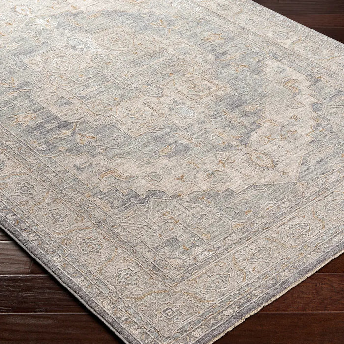 Livabliss Renarde Vintage Traditional Oriental Boho Light Grey Rug
