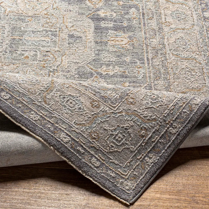 Livabliss Renarde Vintage Traditional Oriental Boho Light Grey Rug