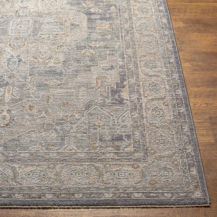 Livabliss Renarde Vintage Traditional Oriental Boho Light Grey Rug