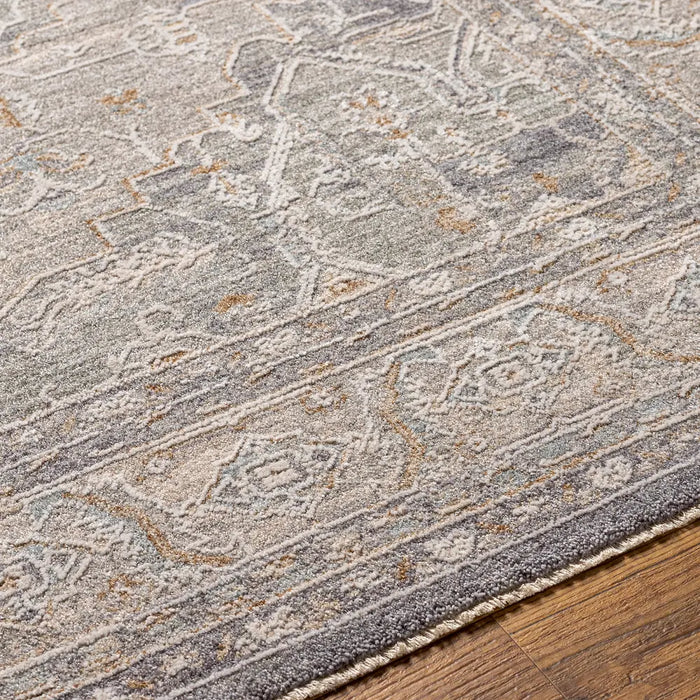 Livabliss Renarde Vintage Traditional Oriental Boho Light Grey Rug