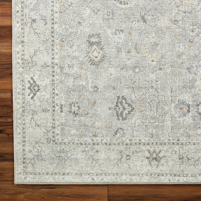 RAVEENA Becki Owens x Livabliss Vintage Traditional Oriental Boho Light Grey Rug
