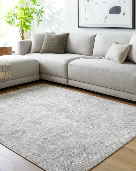 KRISHNA Becki Owens x Livabliss Vintage Traditional Oriental Boho Camel/Dark Brown Rug