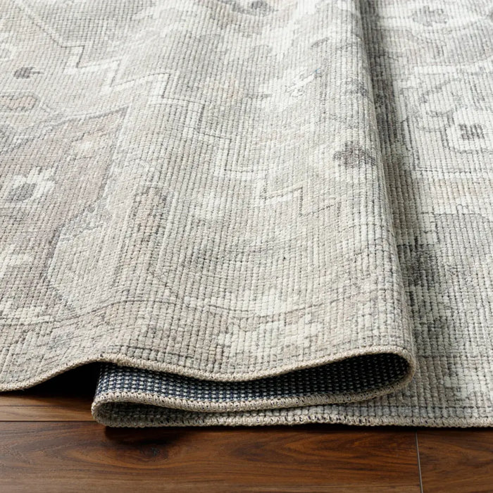 KRISHNA Becki Owens x Livabliss Vintage Traditional Oriental Boho Camel/Dark Brown Rug