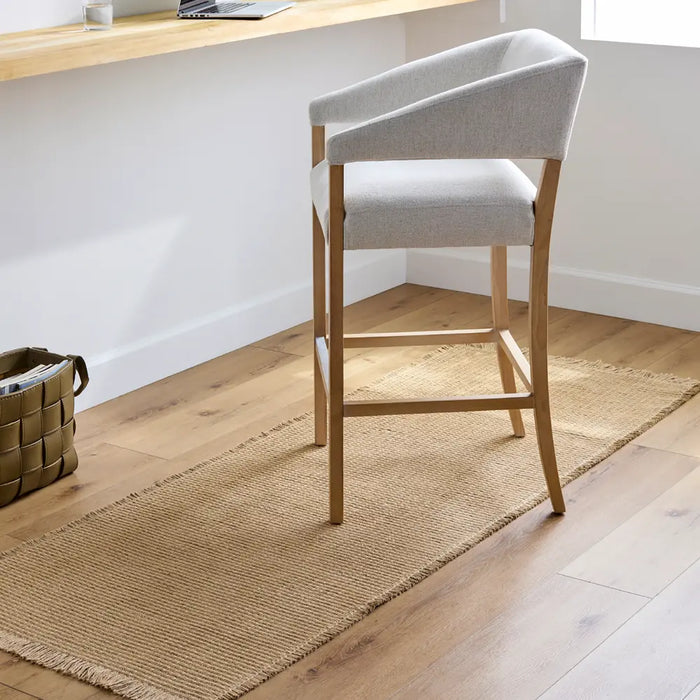 Kimi Becki Owens X Livabliss Solid And Border Camel Jute Rug