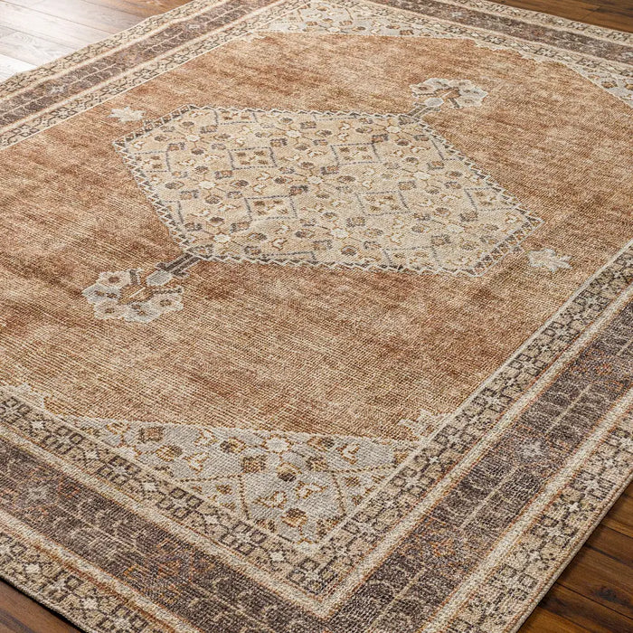 SIMRAN Becki Owens x Livabliss Vintage Traditional Oriental Boho Cinnamon Rug