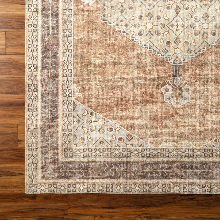 SIMRAN Becki Owens x Livabliss Vintage Traditional Oriental Boho Cinnamon Rug