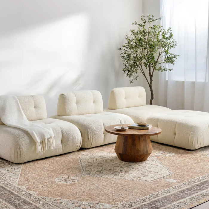 SIMRAN Becki Owens x Livabliss Vintage Traditional Oriental Boho Cinnamon Rug