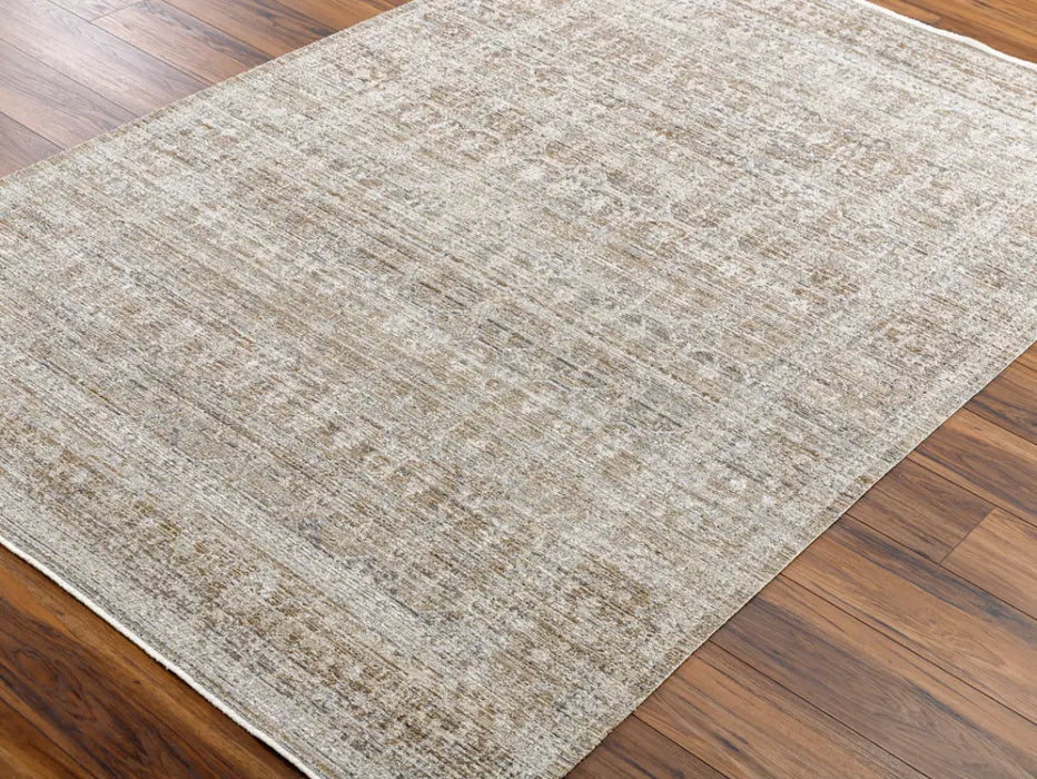 SANJANA Becki Owens x Livabliss In- & Outdoor Machine Washable Dark Sage Rug
