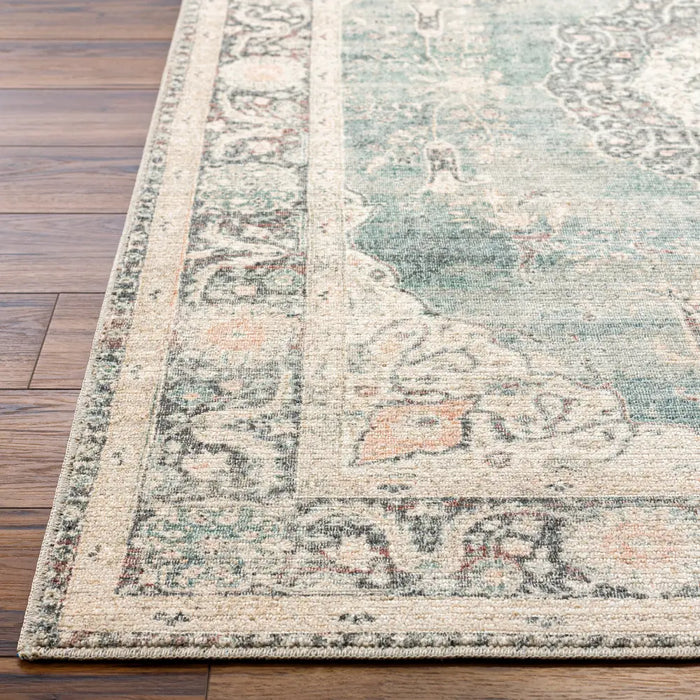 PAYAL Becki Owens x Livabliss Vintage Traditional Oriental Boho Ivory/Slate Rug