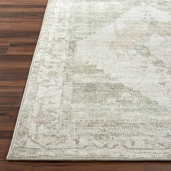 ANIKA Becki Owens x Livabliss Vintage Traditional Oriental Boho Sage Green Rug
