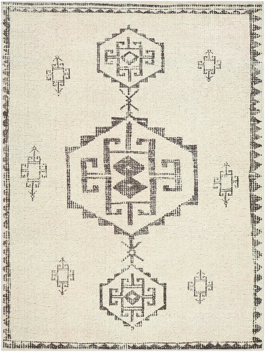 SUMAN Becki Owens x Livabliss Global Berber  Ivory/Black Rug