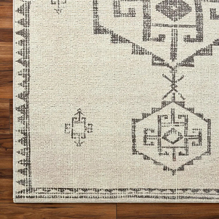 SUMAN Becki Owens x Livabliss Global Berber  Ivory/Black Rug