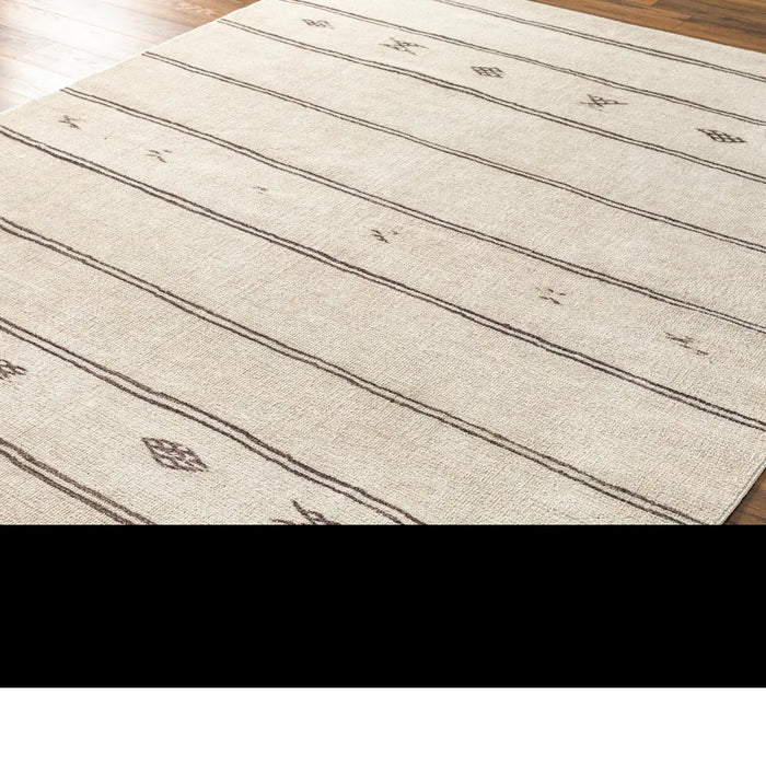 KIRAN Becki Owens x Livabliss Global Scandi Beige/Dark Brown Rug