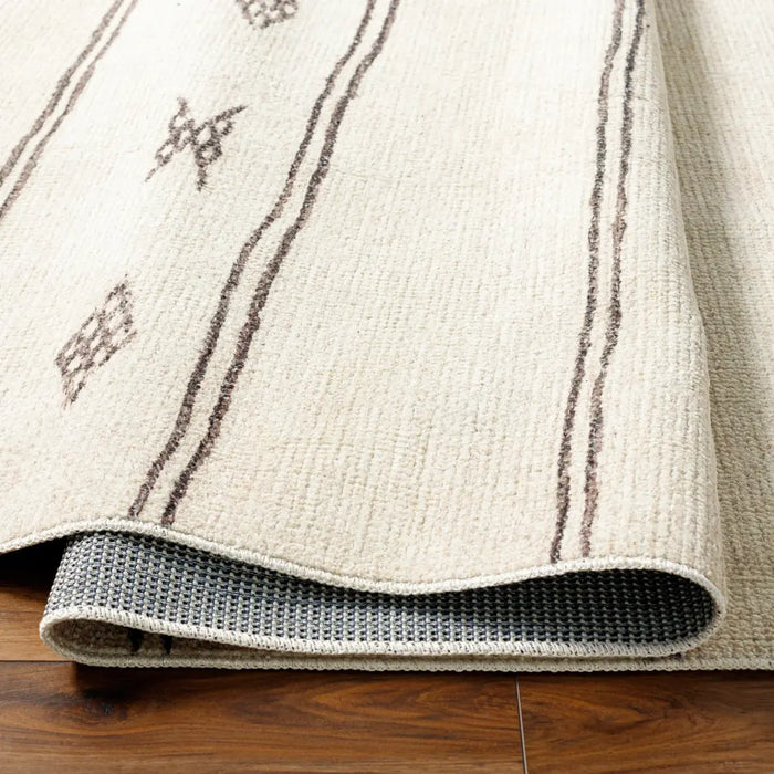 KIRAN Becki Owens x Livabliss Global Scandi Beige/Dark Brown Rug