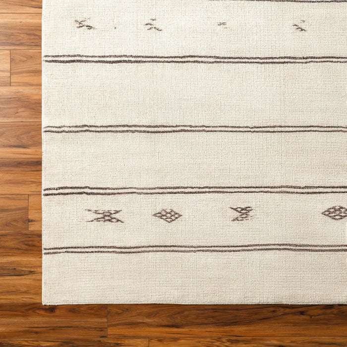 KIRAN Becki Owens x Livabliss Global Scandi Beige/Dark Brown Rug