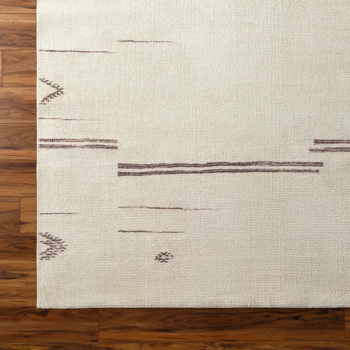 DEVIKA Becki Owens x Livabliss Global Scandi Beige/Dark Brown Rug