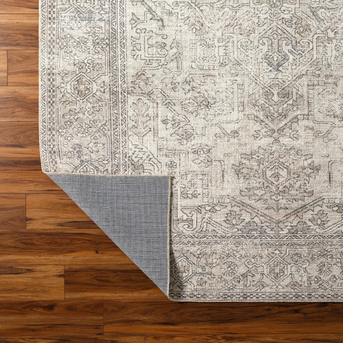 AASHI Becki Owens x Livabliss Vintage Traditional Oriental Boho Navy/Cream Rug