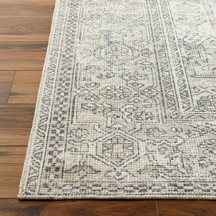 AASHI Becki Owens x Livabliss Vintage Traditional Oriental Boho Navy/Cream Rug