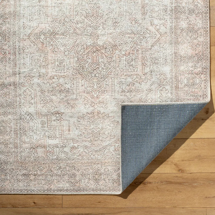 AASHI Becki Owens x Livabliss Vintage Traditional Oriental Boho Blush/Cream Rug