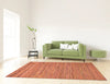 Mastercraft brighton 098 0122 8000 99 Orange Living Room Flat Weave Rug.