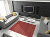 Mastercraft brighton 098 0122 1000 99 Red Living Room Flat Weave Rug.