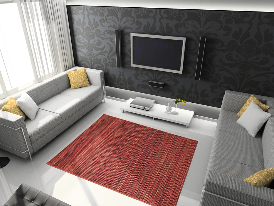 Mastercraft brighton 098 0122 1000 99 Red Living Room Flat Weave Rug.