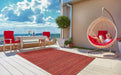Mastercraft brighton 098 0122 1000 99 Red Living Room Flat Weave Rug.