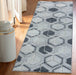 Serdim Rugs valencia 750 black Grey, Black Living Room Geometric Rug.