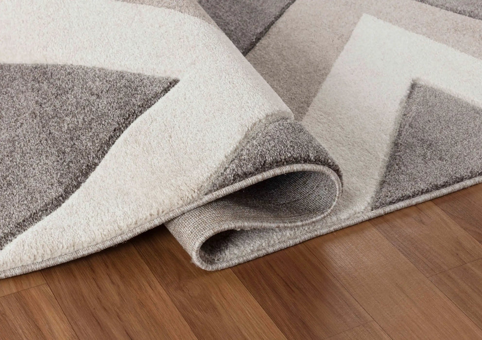 Serdim Rugs valencia 740 beige Beige Living Room Geometric Rug.