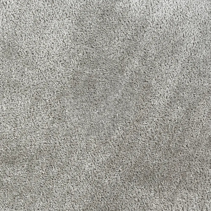 CLAIRE Shaggy Solid Color Plush Pile Dark Grey Rug Grey