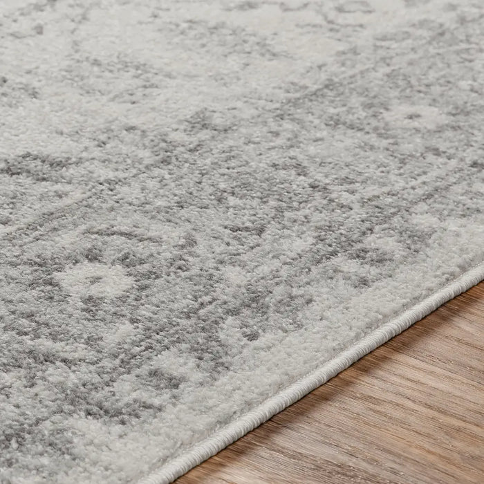 FARAH Vintage Traditional Oriental Boho Grey/White Rug