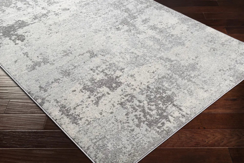 ALEX Abstract Modern Marble Medium Grey Rug