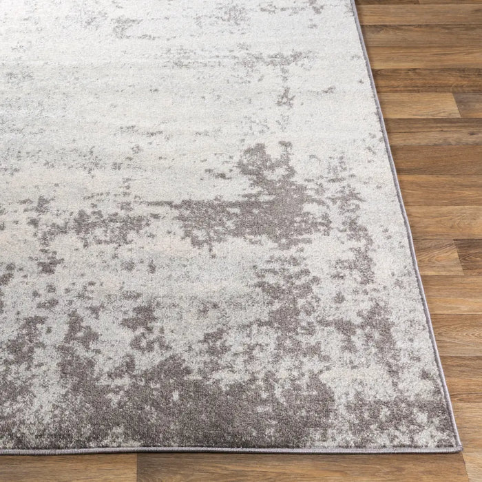 ALEX Abstract Modern Marble Medium Grey Rug