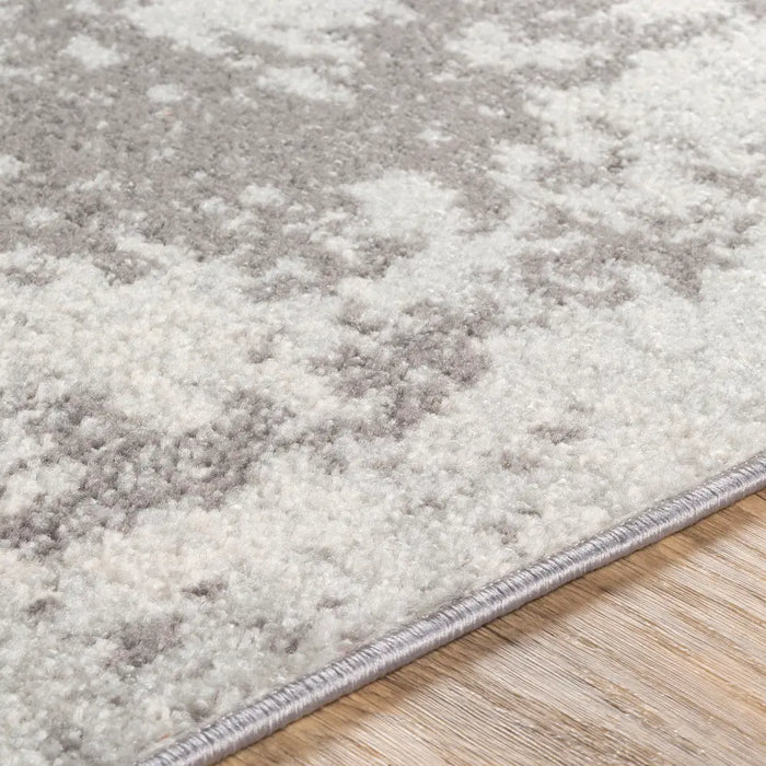 ALEX Abstract Modern Marble Medium Grey Rug