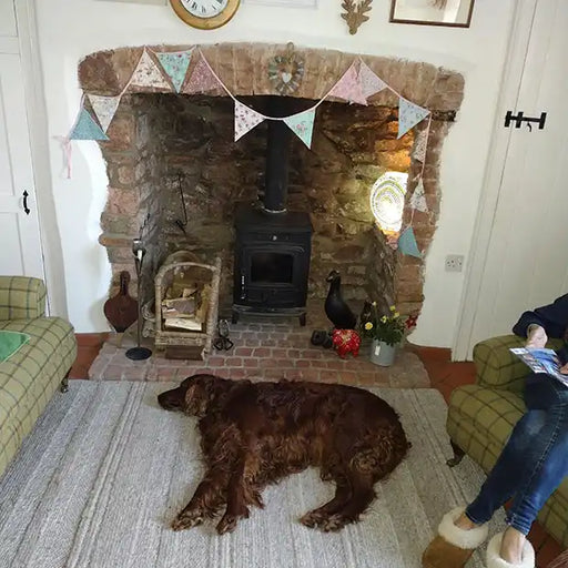 Photo by Philip H., | Origins chunky knit natural Living Room Wool Rug.