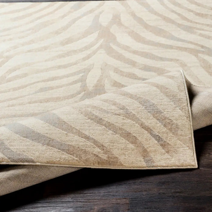 CYBELE Scandi Boho Zebra Light Grey Rug