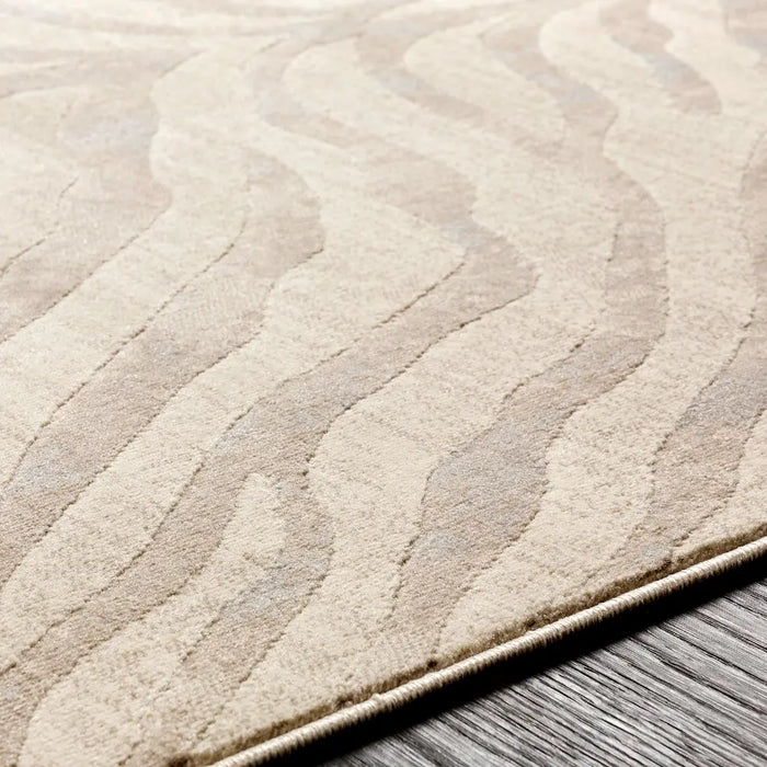 CYBELE Scandi Boho Zebra Light Grey Rug