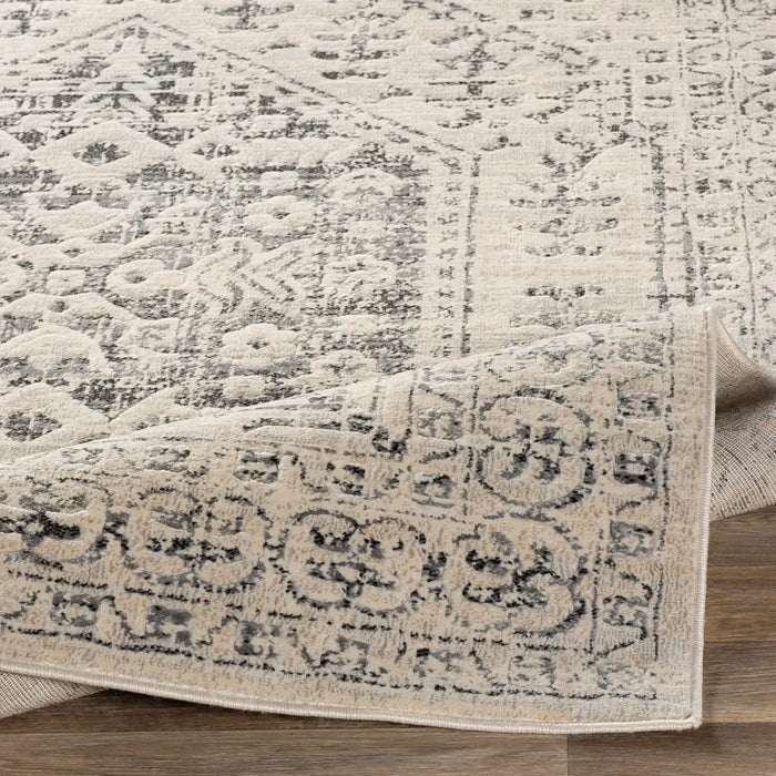 CALIX Vintage Traditional Oriental Boho Beige/Grey Rug