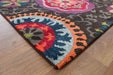 Asiatic colores modern rugs colores modern 02 Black, Multicoloured, Pink Living Room  Rug.